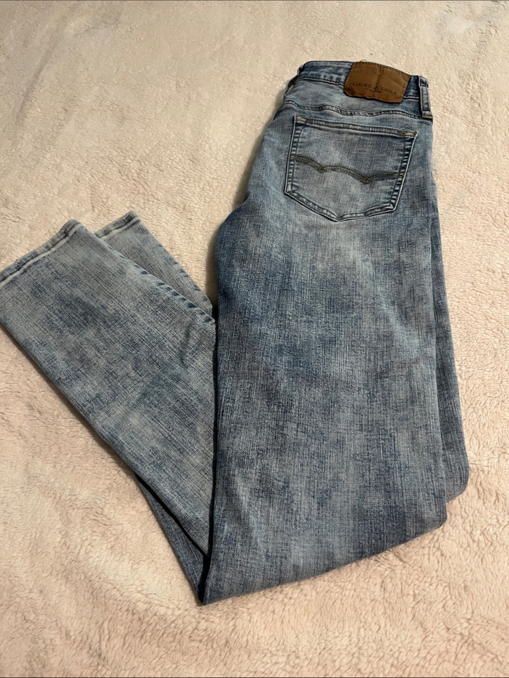 American Eagle Outfitters Women's Extreme Flex 4 Light Blue Wash Jeans